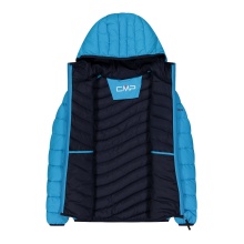 CMP quilted jacket with padding (water-repellent, warm) in Danube blue for children