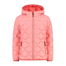 CMP quilted jacket with padding (water-repellent, warm) flamingo orange children