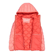 CMP quilted jacket with padding (water-repellent, warm) flamingo orange children