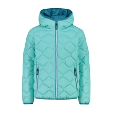 CMP quilted jacket with padding (water-repellent, warm) aqua blue children