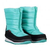 CMP Winter Boots Rae Snow Boot (Front Zipper, Waterproof) Emerald Blue Kids