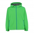 CMP rain jacket made of ripstop with hood (waterproof) green children