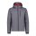 CMP Softshell Jacket (windproof, water-repellent) with hood titanium grey Men