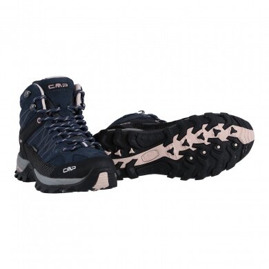 CMP Hiking Shoes Rigel Mid WP (Trekking, waterproof) asphalt grey/rose Women