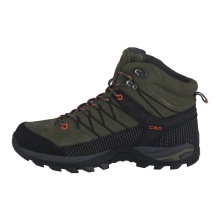 CMP Rigel Mid Trekking WP Hiking Shoes (Trekking, waterproof) olive green/orange Men's