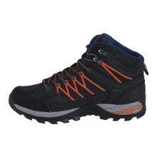 CMP Rigel Mid Trekking Shoes WP (Trekking, waterproof) dark grey/orange men's