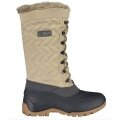 CMP Winter Boots Nietos Urban Style (Faux Fur Lining, Waterproof Overshoe) Sand Brown Women