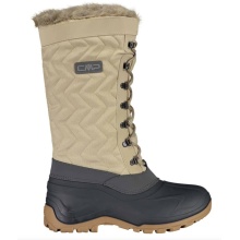 CMP Winter Boots Nietos Urban Style (Faux Fur Lining, Waterproof Overshoe) Sand Brown Women