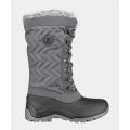 CMP Winter Boots Nietos Urban Style (Artificial Fur Lining, Waterproof Overshoe) Graphite Grey Women