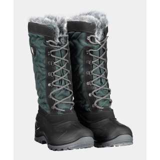 CMP Winter Boots Nietos Urban Style (Artificial Fur Lining, Waterproof Overshoe) Green Women