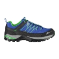 CMP Hiking Shoes Rigel Low WP (Trekking, waterproof) electric blue/green Men