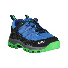 CMP Hiking Shoes Rigel Low WP (Trekking, waterproof) danube blue/lime Children