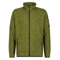 CMP Fleece Jacket Knit-Tech with Stand-up Collar Olive Green Men