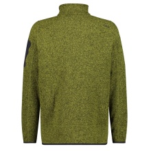 CMP Fleece Jacket Knit-Tech with Stand-up Collar Olive Green Men