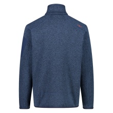 CMP Fleece Jacket Knit-Tech with Stand-Up Collar Steel Blue Men