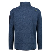 CMP Fleece Jacket Knit-Tech with Stand-up Collar Navy Men