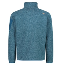 CMP Fleece Jacket Knit-Tech with Stand-Up Collar Blue Men