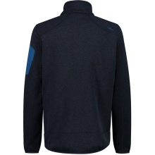 CMP Fleece Jacket Knit-Tech with Stand-Up Collar Petrol Blue Men