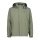 CMP Rain jacket with hood SNAPS (windproof, waterproof) torbag green Men