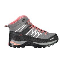 CMP Hiking Shoes Rigel Mid WP (Trekking, waterproof) grey/orange Women