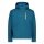 CMP Softshell jacket (windproof, water-repellent) with hood lake blue/dark blue Men