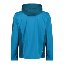 CMP Softshell Jacket Light with Hood (windproof, waterproof) reef blue Men