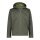 CMP Softshell Jacket Light with Hood (windproof, waterproof) olive green Men