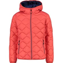 CMP quilted jacket with padding (water-repellent, warm) red children