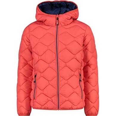 CMP quilted jacket with padding (water-repellent, warm) red children