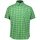 CMP Hiking Shirt short-sleeved with check pattern (UV protection, chest pocket) green/blue Men