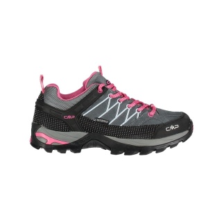 CMP Hiking Shoes Rigel Low WP (Trekking, waterproof) grey/fuchsia Women