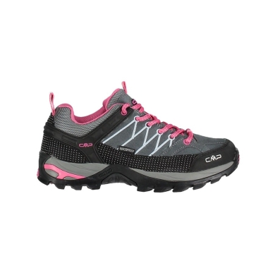 CMP Hiking Shoes Rigel Low WP (Trekking, waterproof) grey/fuchsia Women