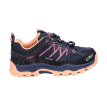 CMP Hiking Shoes Rigel Low WP (Trekking, waterproof) dark blue/peach girl