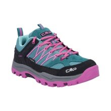 CMP Hiking Shoes Rigel Low WP (Trekking, waterproof) aqua blue/pink Children