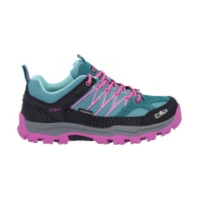 CMP Hiking Shoes Rigel Low WP (Trekking, waterproof) aqua blue/pink Children