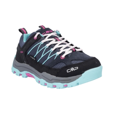 CMP Hiking Shoes Rigel Low WP (Trekking, waterproof) dark blue/aqua blue Kids