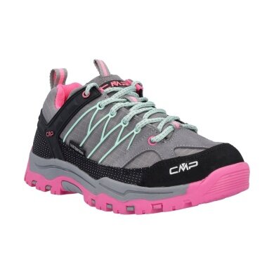 CMP Hiking Shoes Rigel Low WP (Trekking, waterproof) grey/pink Kids