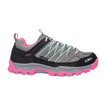 CMP Hiking Shoes Rigel Low WP (Trekking, waterproof) grey/pink Girls