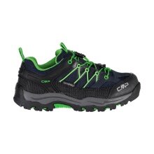 CMP Hiking Shoes Rigel Low WP (Trekking, waterproof) dark blue/green Kids