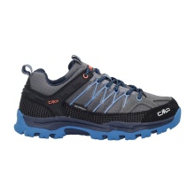 CMP Hiking Shoes Rigel Low WP (Trekking, waterproof) graphite/blue Kids