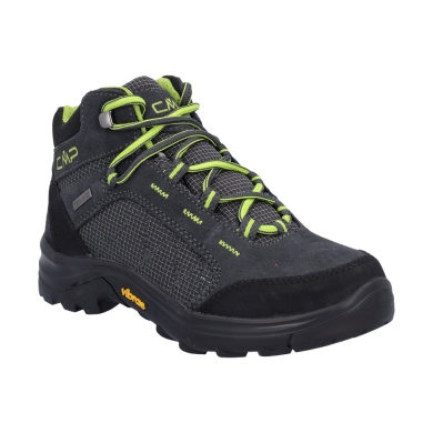 CMP Hiking Shoes Thiamat Mid 2.0 WP (Trekking, waterproof) anthracite gray/lime green Kids