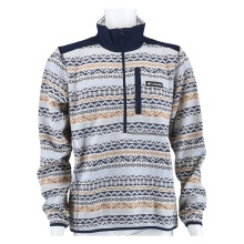 Columbia Fleece Pullover Sweater Weather Printed Half Zip II (with Chest Pocket) multi-coloured/grey Men's