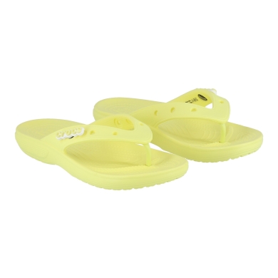 Crocs Toe Sandal Classic Flip (light, floatable, Croslite foam material) yellow Women - 1 Pair