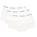 Calvin Klein Underwear Low Rise Trunk Boxers (Cotton) White Men - 3 Pieces