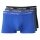 Calvin Klein Underwear Boxershorts Low Rise Trunk (Cotton) Multicoloured Black/Blue Men's - 3 Pieces