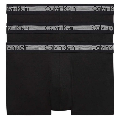 Calvin Klein Underwear Boxer Shorts Trunk (Cotton) Black Men - 3 Pieces