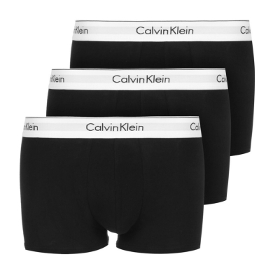 Calvin Klein Underwear Boxershorts Trunk Modern Cotton (Cotton) black Men - 3 Pieces