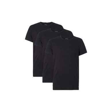 Calvin Klein Shirt Crew Neck Cotton Classics (100% Cotton) Underwear black Men - Pack of 3