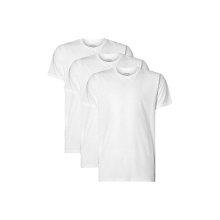 Calvin Klein Shirt Crew Neck Cotton Classics (100% Cotton) Underwear White Men - Pack of 3