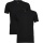 Calvin Klein Crew Neck Shirt (95% Cotton) Underwear Black Men's - Pack of 2